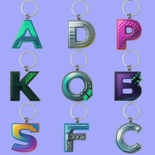 Futuristic Cyber Letters – Digital Bundle (26 Images)